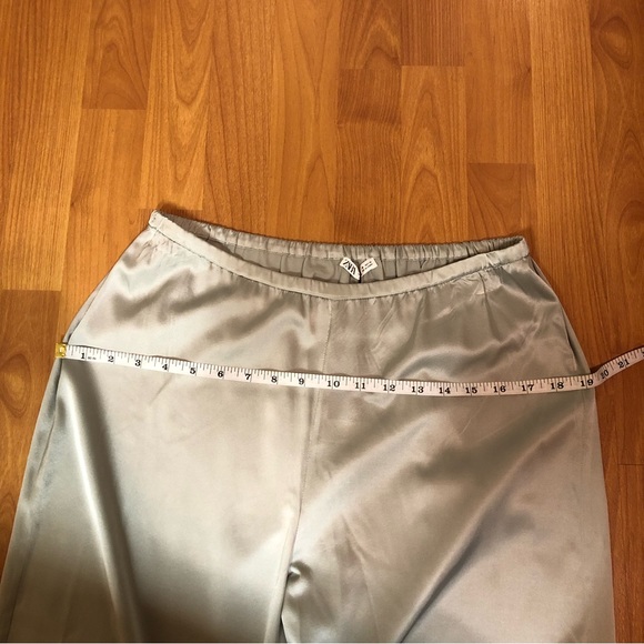 Mulberry Silk pants - light green - Picture 4 of 11